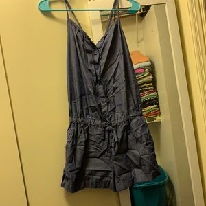 Denim Romper